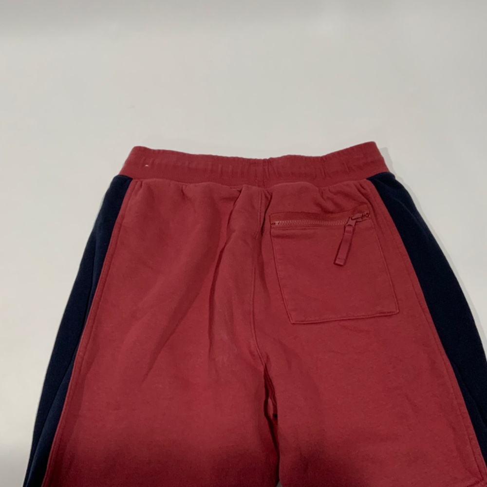 Nike Air Sz M Red Blue Fleece Joggers - Picture 5 of 8